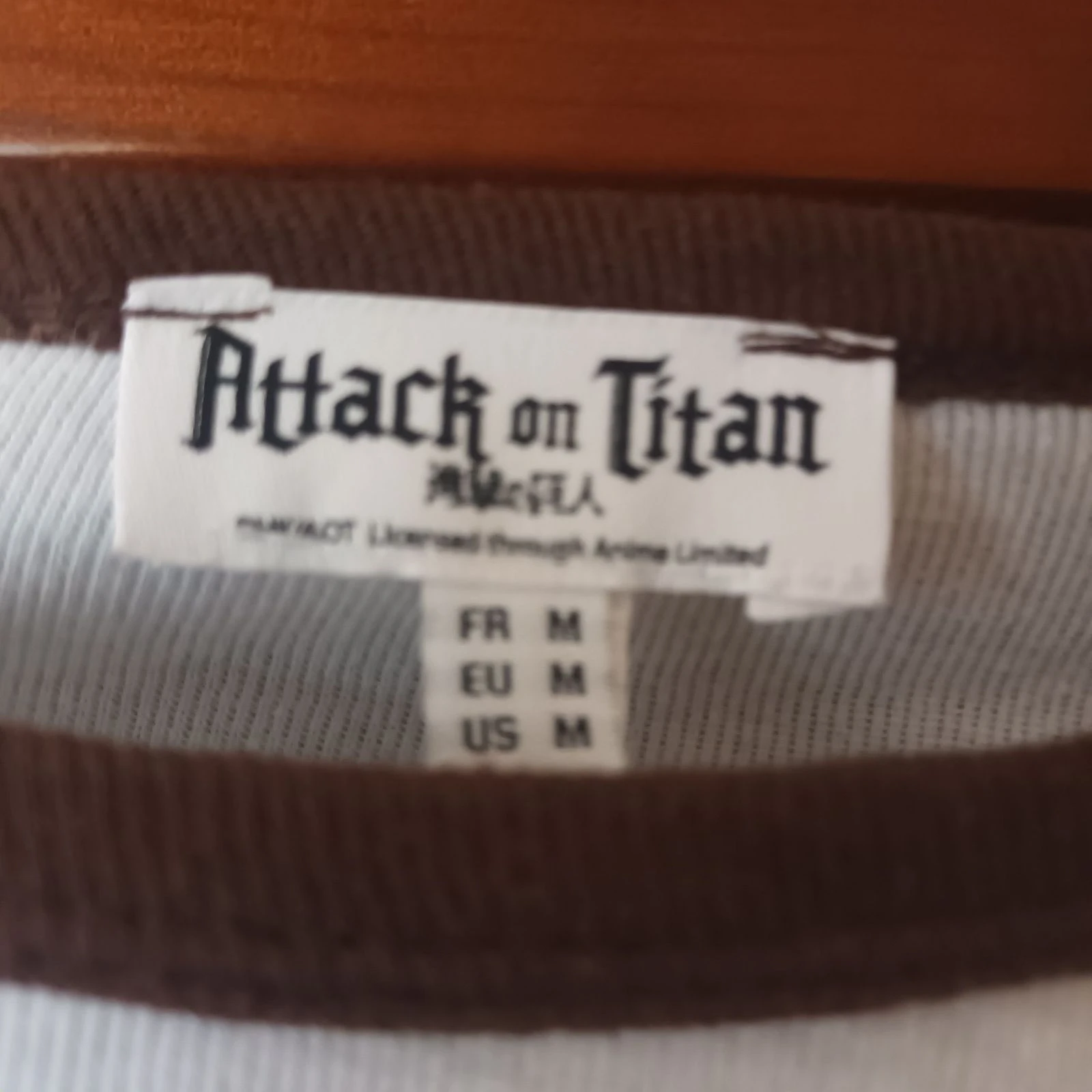 Camiseta de colección oficial con el tema de Attack on Titan Talla M dedicada a Eren Jäger. – photo 2